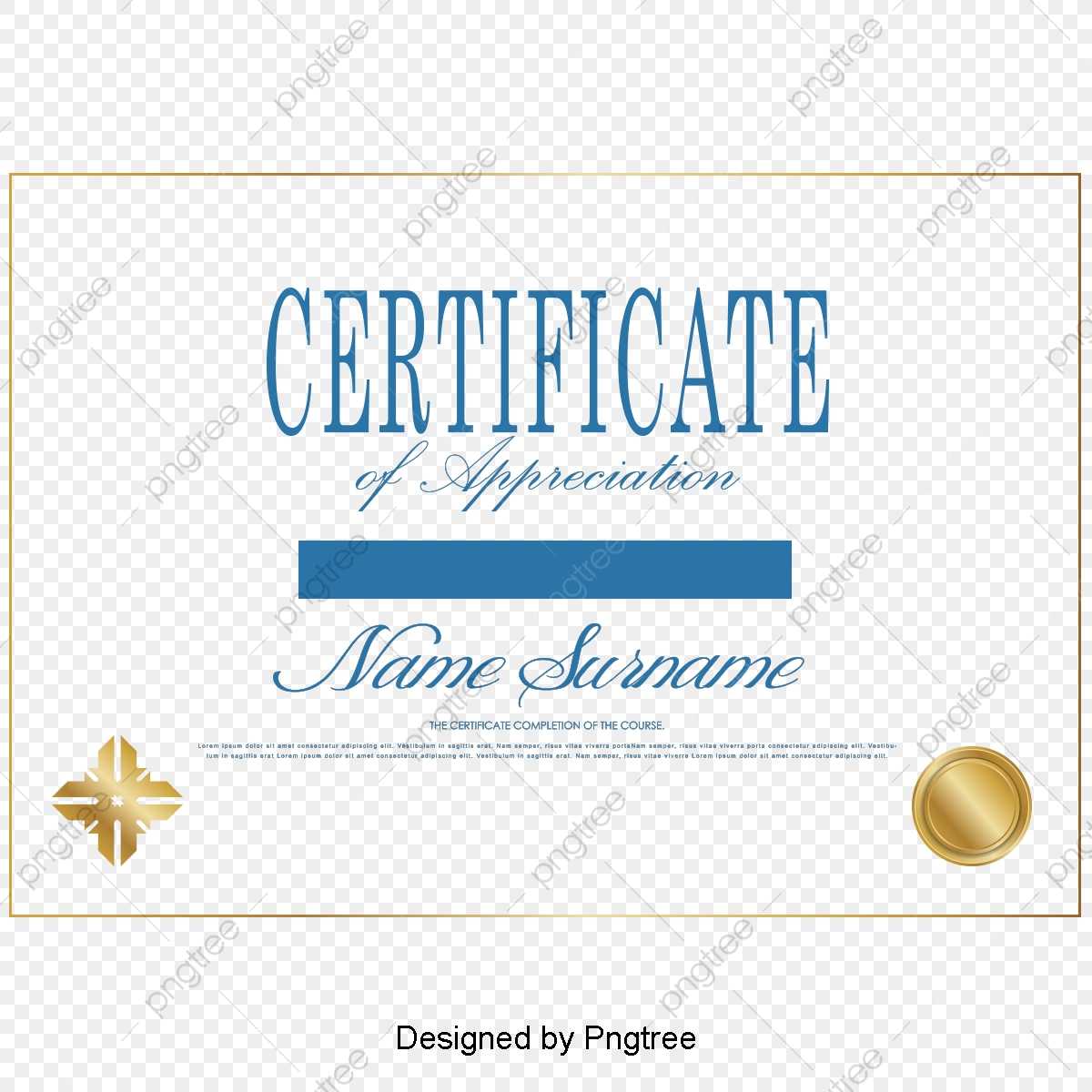 Simple Certificate Certificates Design Vector Material With Update Certificates That Use Certificate Templates