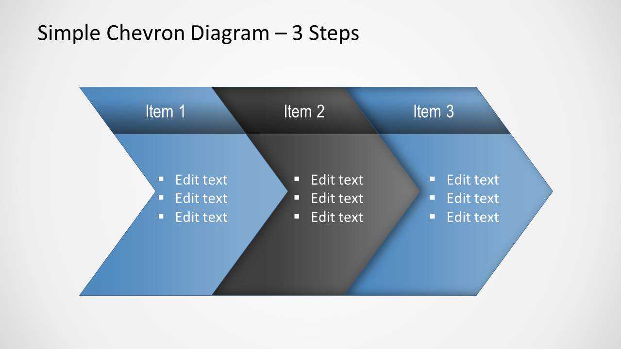 Simple Chevron Diagram For Powerpoint With Regard To Powerpoint Chevron Template