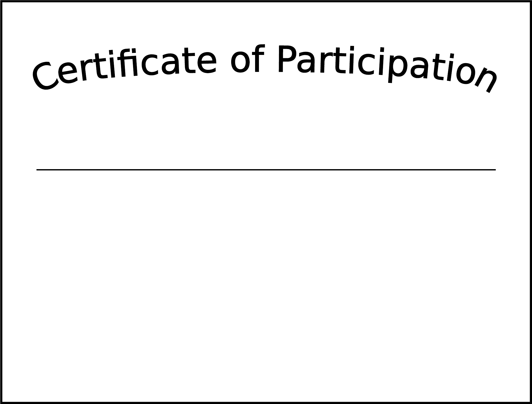 Simple Participation Certificate Template Free Download Intended For Scholarship Certificate Template