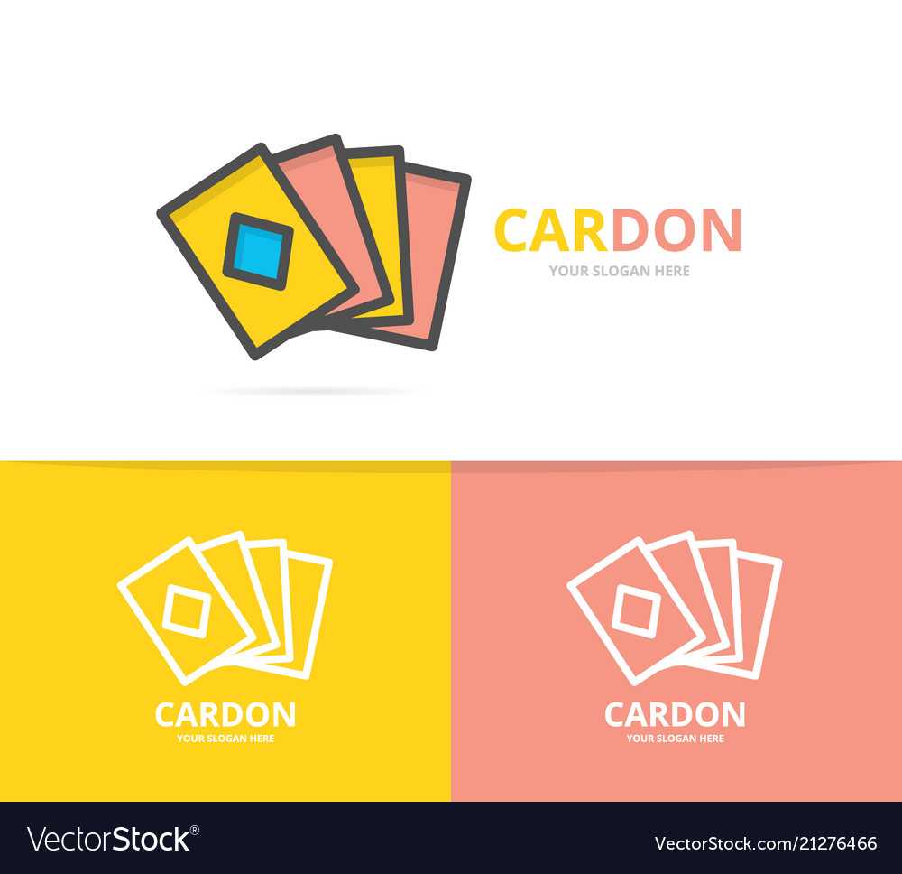 Simple Playing And Game Cards Logo Design Template With Regard To Playing Card Template Illustrator