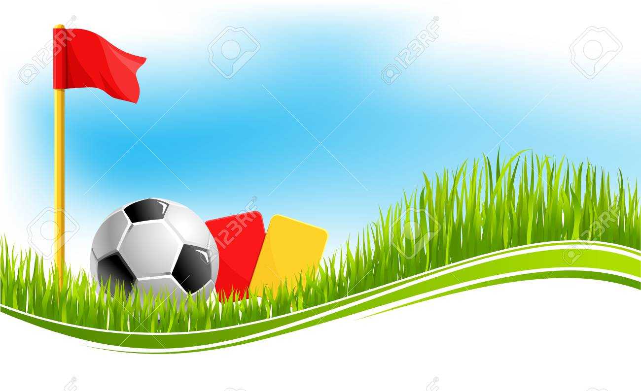 Soccer Or Football Game Background Design Template For Fan Club.. Within Soccer Referee Game Card Template