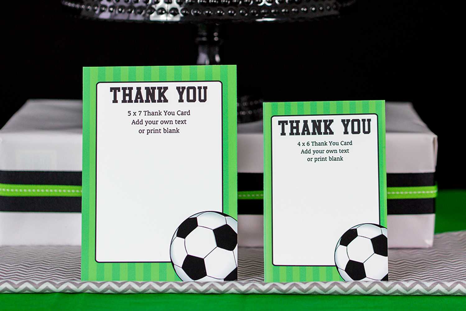 Soccer Thank You – Dalep.midnightpig.co Within Soccer Thank You Card Template