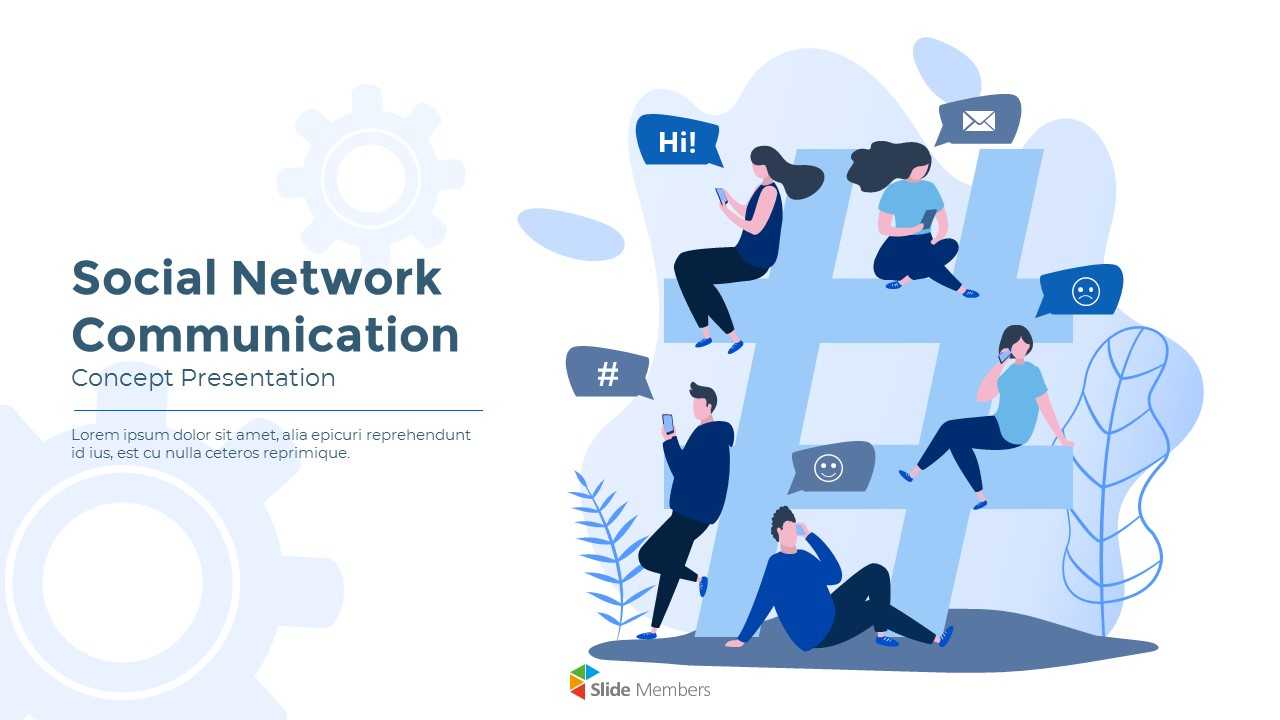 Social Network Communication Modern Ppt Templates Intended For Powerpoint Templates For Communication Presentation