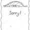 Sorry Comic Postcard Spider Design Template Stock Image Pertaining To Sorry Card Template