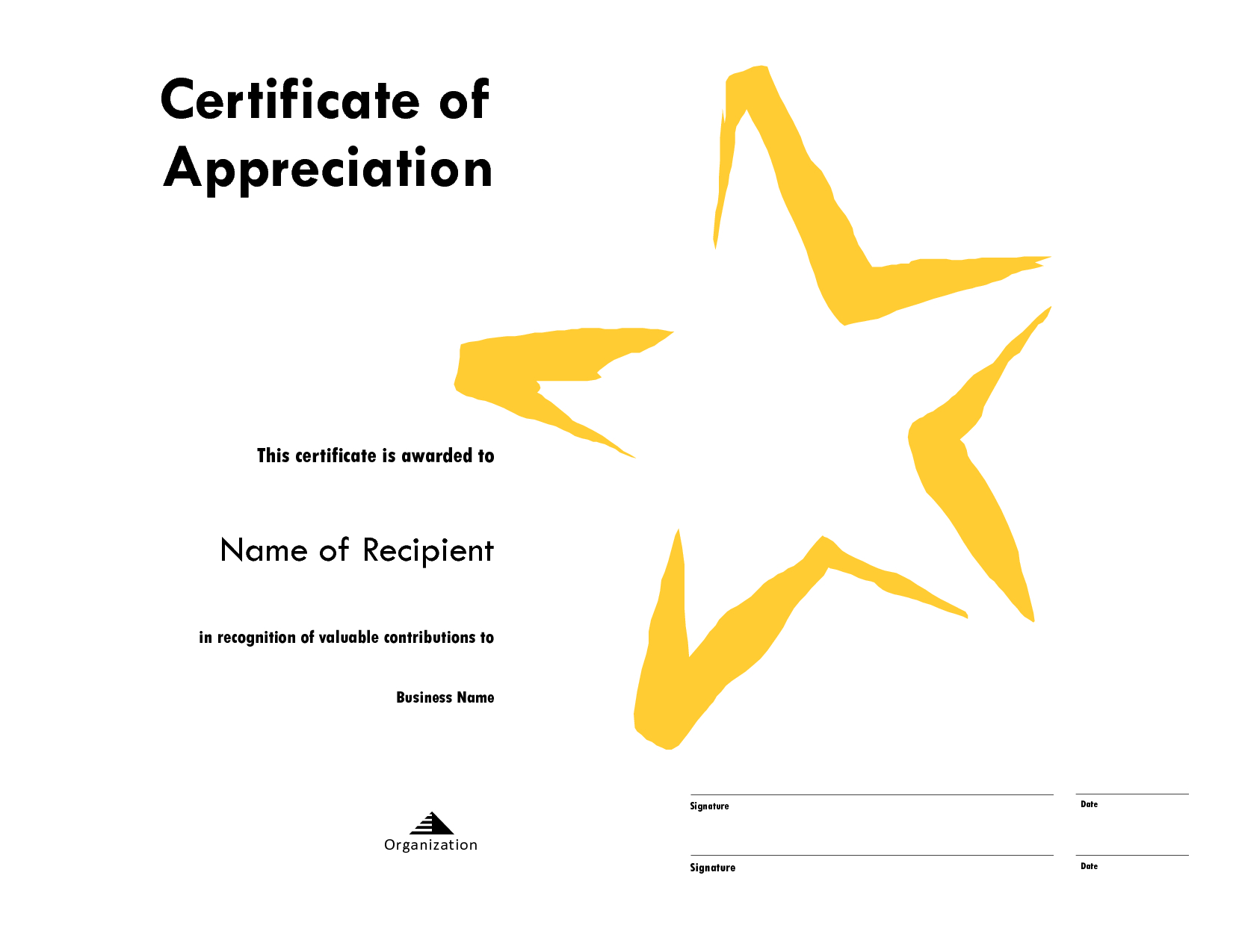Star Certificate Templates – Calep.midnightpig.co Regarding Star Performer Certificate Templates
