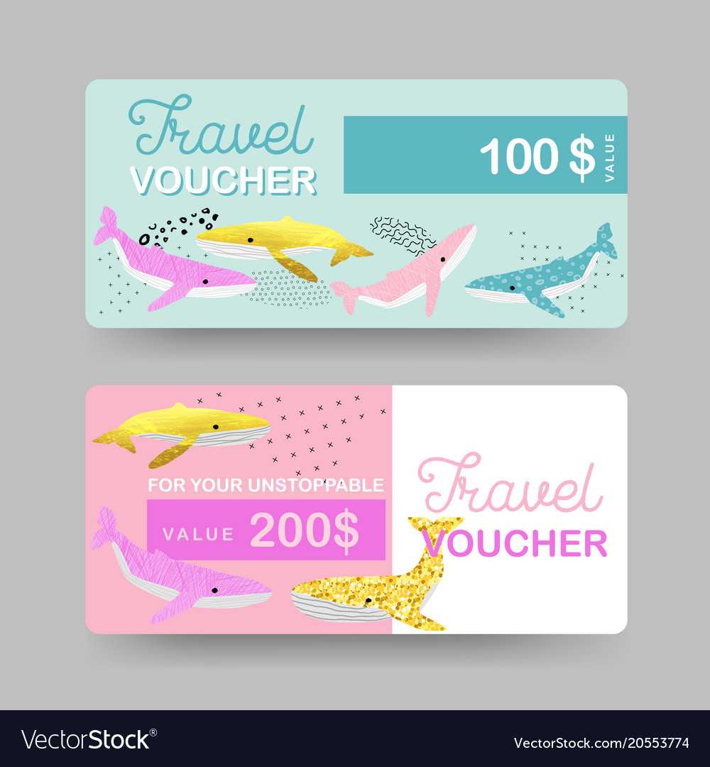 Summer Gift Travel Vouchers Coupon Certificate Throughout Free Travel Gift Certificate Template