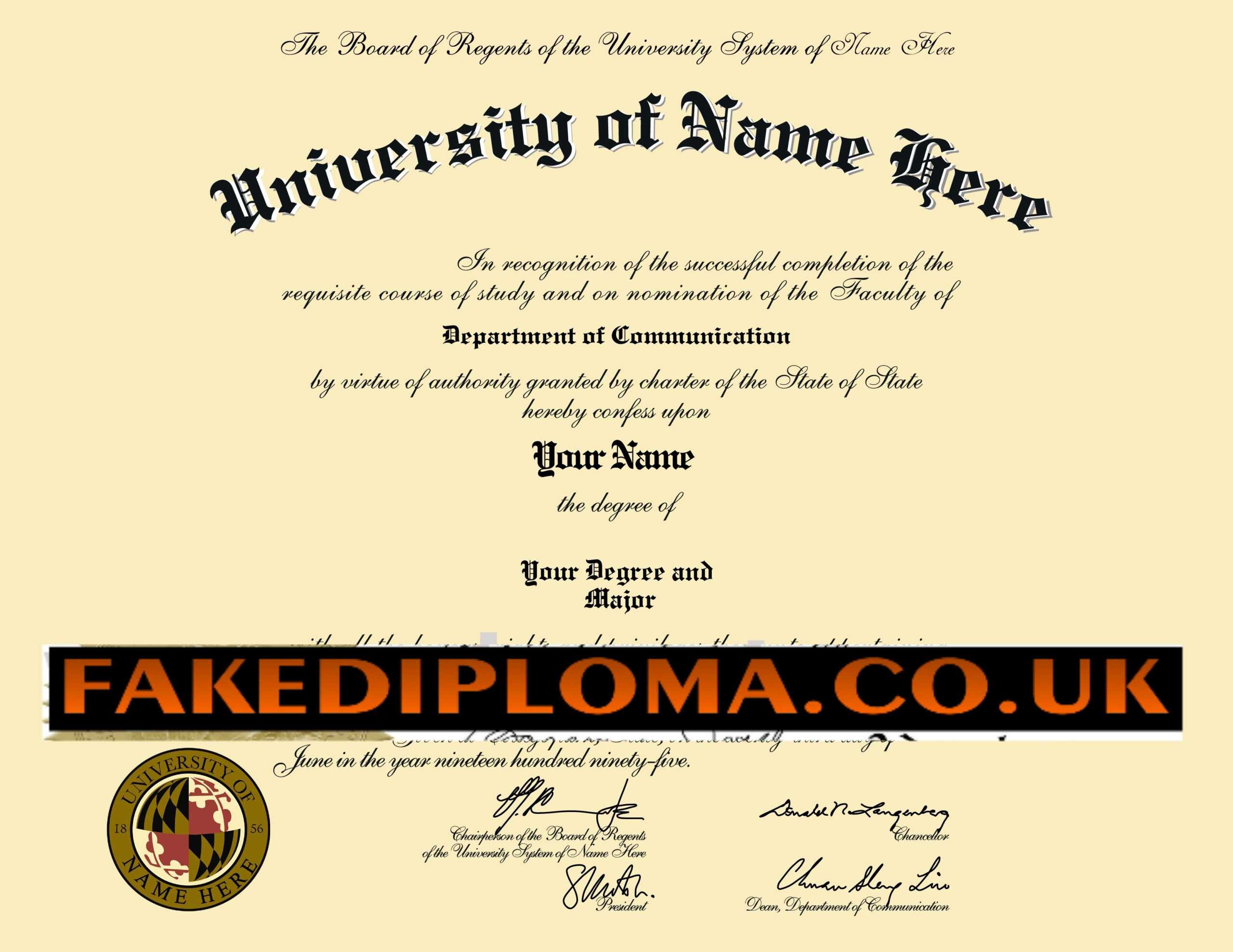 Superior Fake Diploma | Fake University And College Degrees With Regard To Fake Diploma Certificate Template