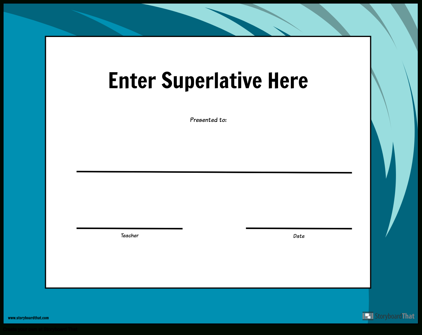 Superlative Award Template – Calep.midnightpig.co Inside Superlative Certificate Template