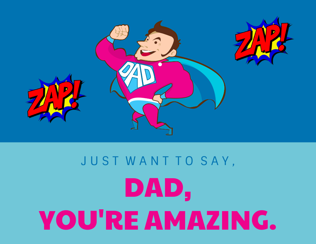Superman Amazing Father's Day Card Template Within Superman Birthday Card Template