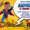 Superman Birthday Invitations | Kustom Kreations Regarding Superman Birthday Card Template