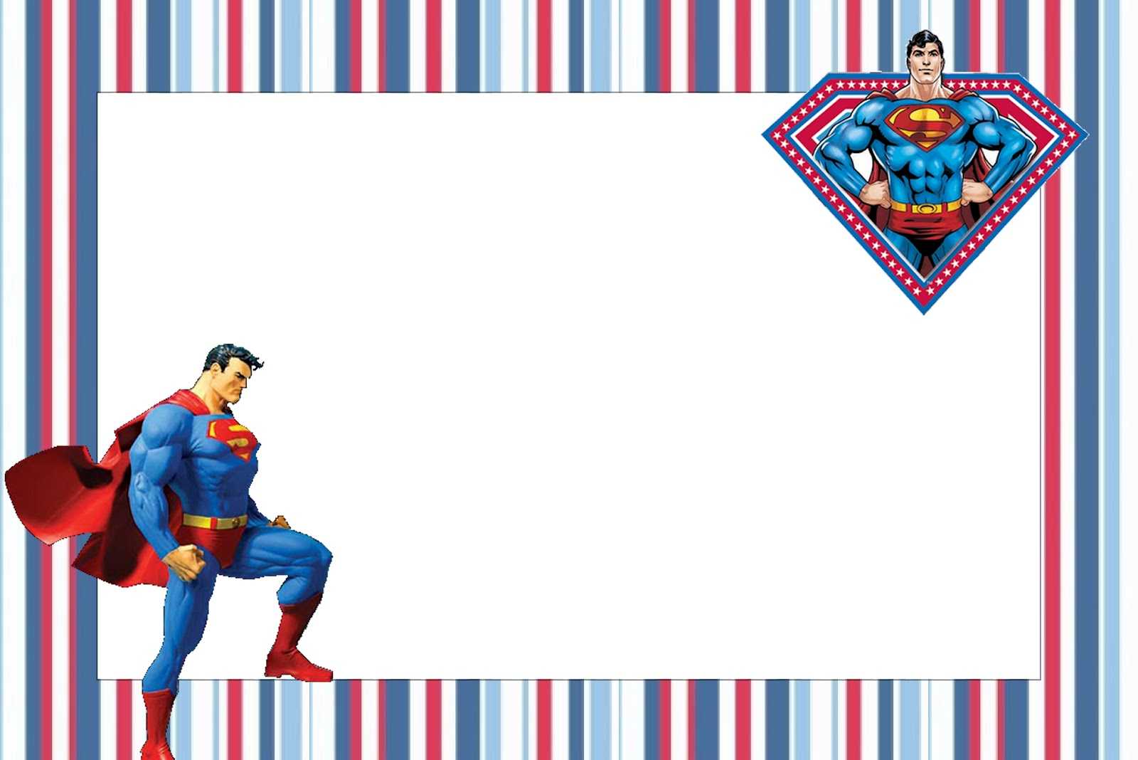 Superman Free Printable Invitations. – Oh My Fiesta! In English For Superman Birthday Card Template