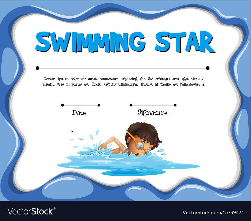 Swimming Certificates Template – Calep.midnightpig.co In Free Swimming Certificate Templates