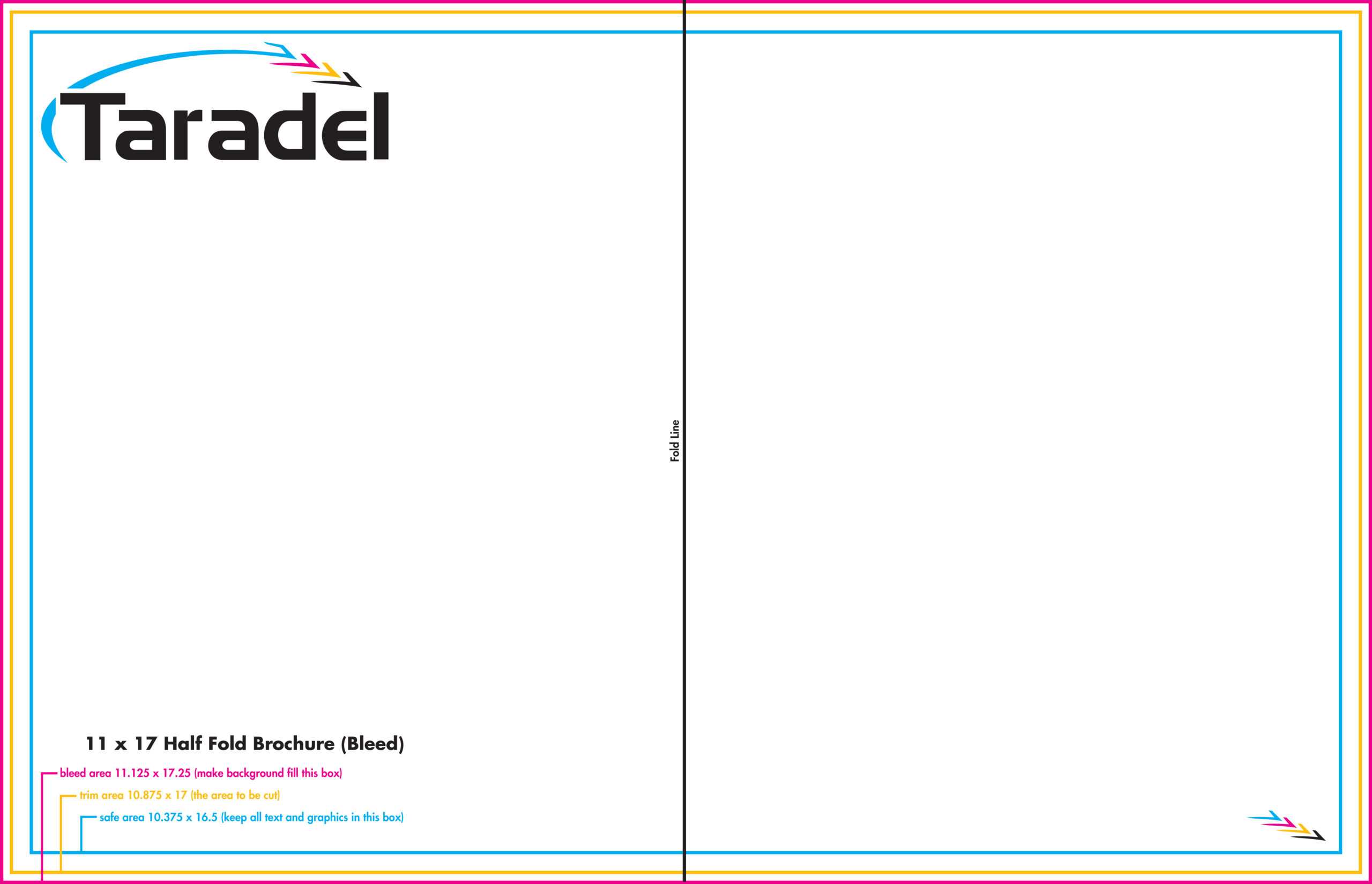 Taradel: Brochures Templates Throughout 8.5 X11 Brochure Template