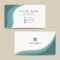 Teal Business Card Template Vector – Download Free Vectors In Buisness Card Templates
