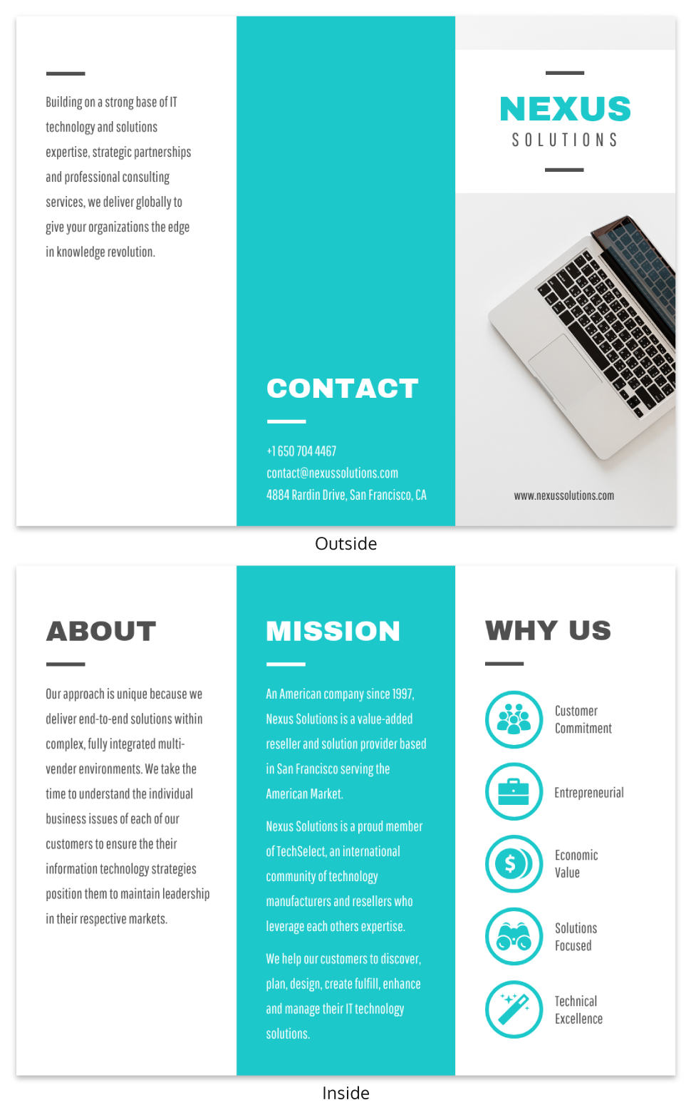 Technology Tri Fold Brochure Template Pertaining To Technical Brochure Template