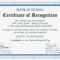 Templates For Certificates Of Recognition – Falep.midnightpig.co Intended For Recognition Of Service Certificate Template