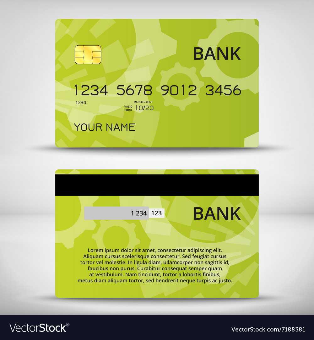 Templates Of Credit Cards Design In Advertising Cards Templates