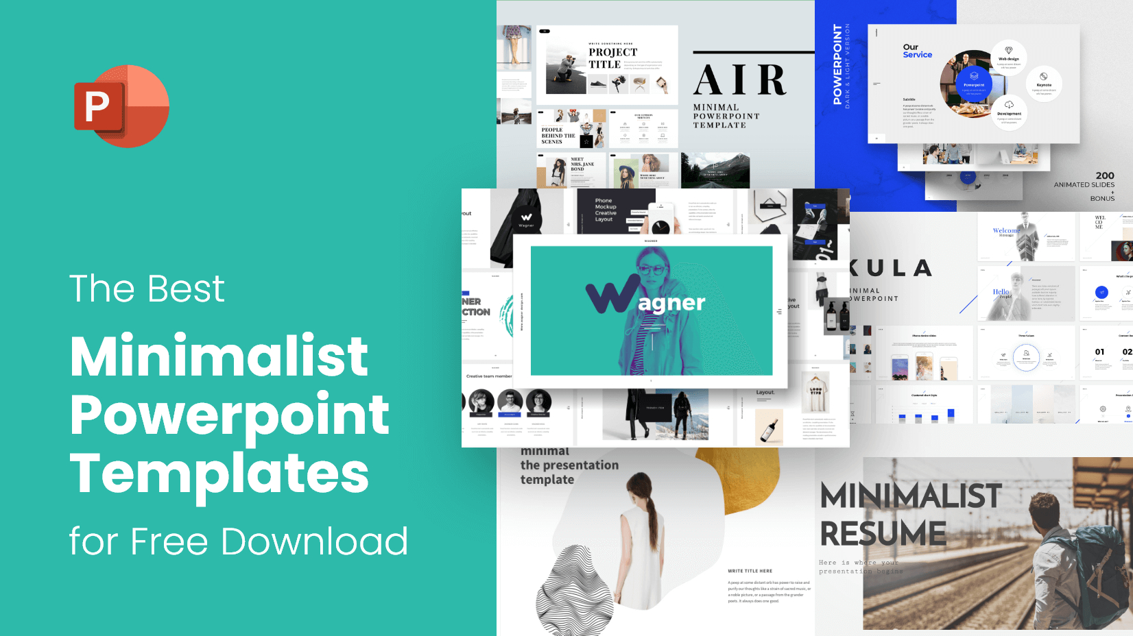 The Best Minimalist Powerpoint Templates For Free Download Regarding Powerpoint Slides Design Templates For Free