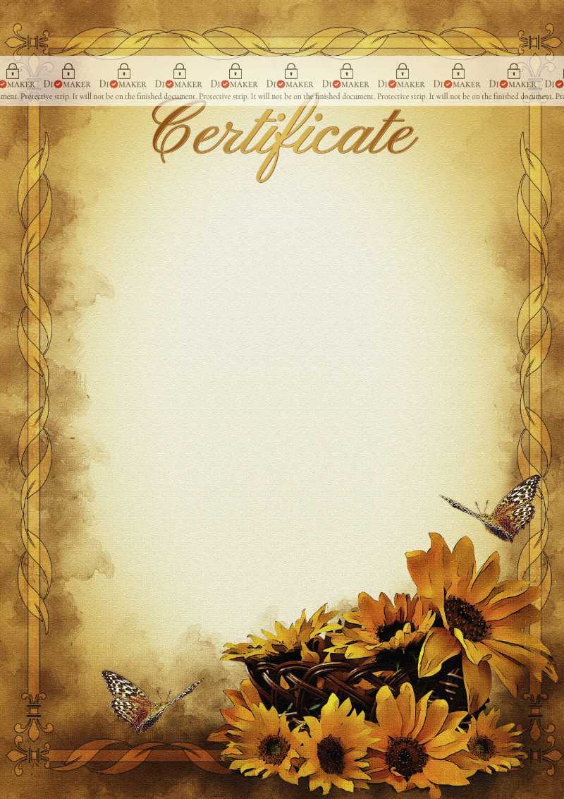 The Certificate Template «Warmth Of The Day» – Dimaker Regarding Player Of The Day Certificate Template