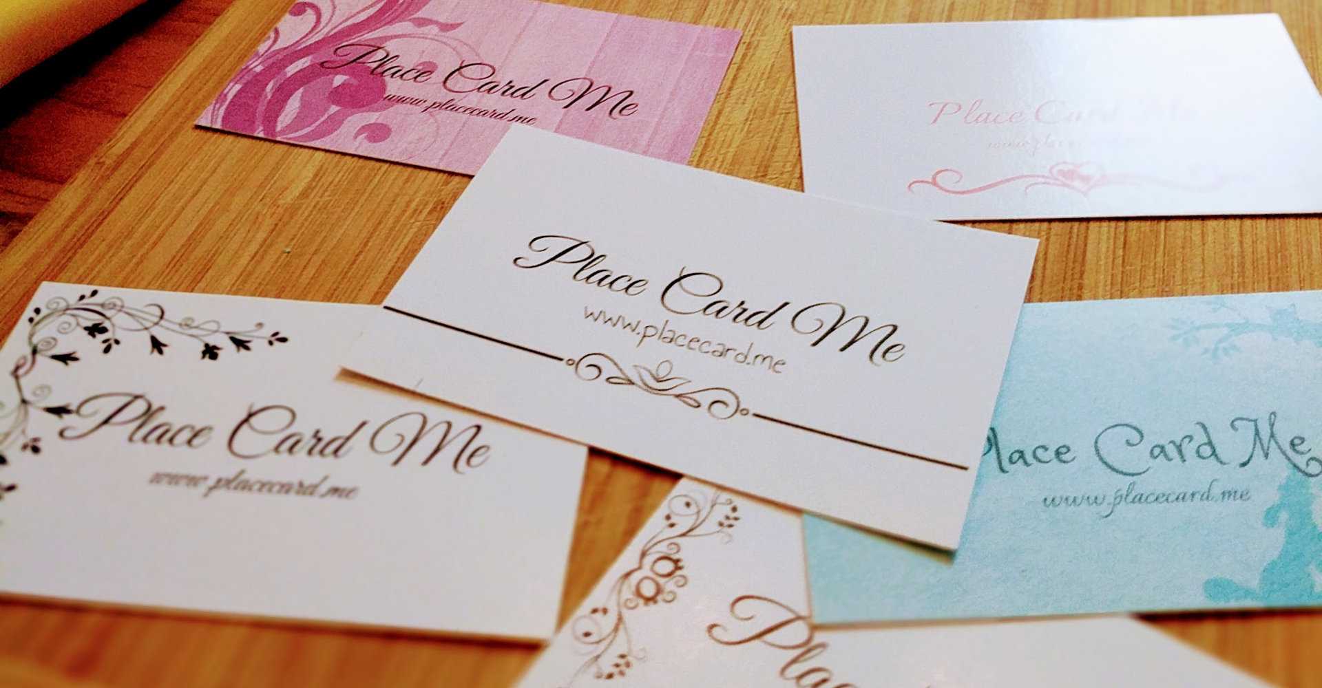 The Definitive Guide To Wedding Place Cards | Place Card Me For Fold Over Place Card Template