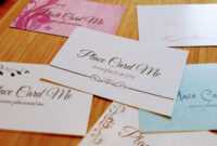 The Definitive Guide To Wedding Place Cards | Place Card Me pertaining to Michaels Place Card Template