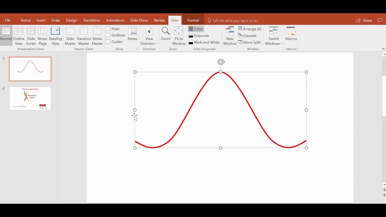 The Quickest Way To Draw A Sine Wave, Bell Curve, Or Any Curve Using  Powerpoint With Powerpoint Bell Curve Template