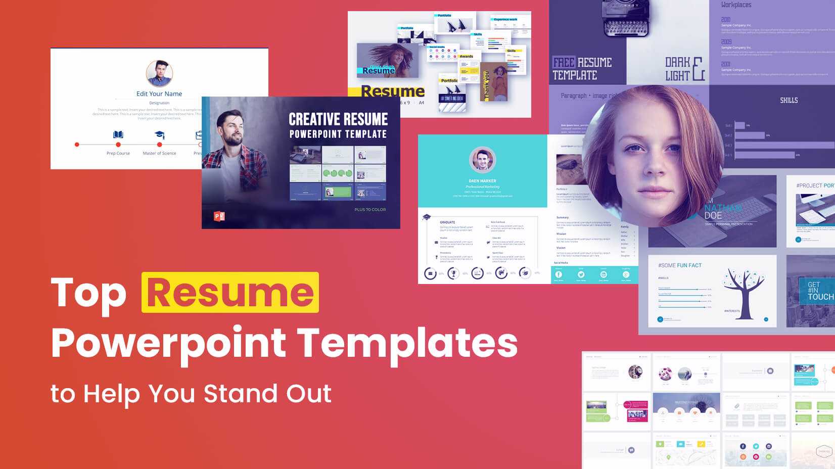 Top Resume Powerpoint Templates To Help You Stand Out In Biography Powerpoint Template