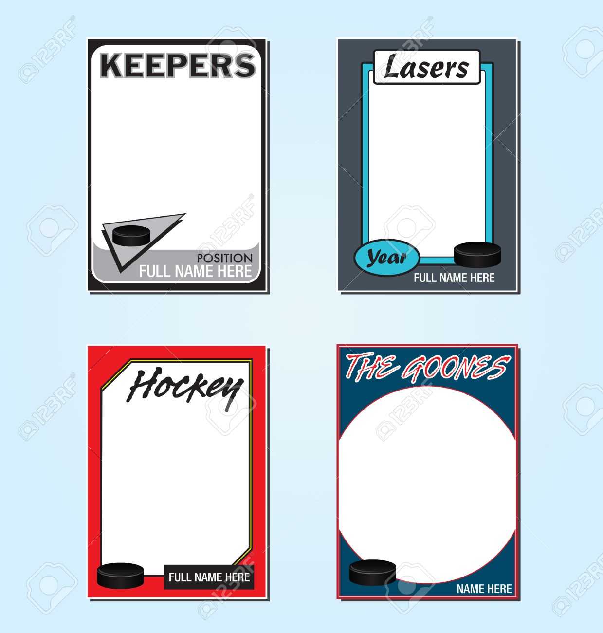 Trading Cards Clipart Within Free Sports Card Template