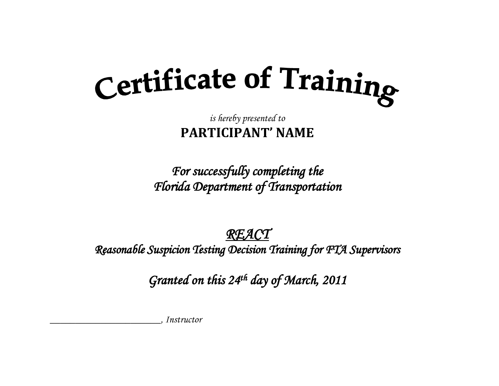 Training Certificate Format Word – Falep.midnightpig.co In Fire Extinguisher Certificate Template