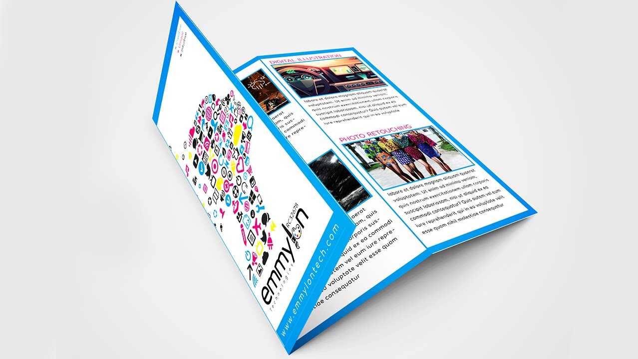 Tri Fold Brochure Design Layout | Adobe Illustrator (#speedart) Within Tri Fold Brochure Ai Template
