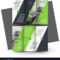 Tri Fold Brochure Design Template Green Pertaining To Adobe Tri Fold Brochure Template