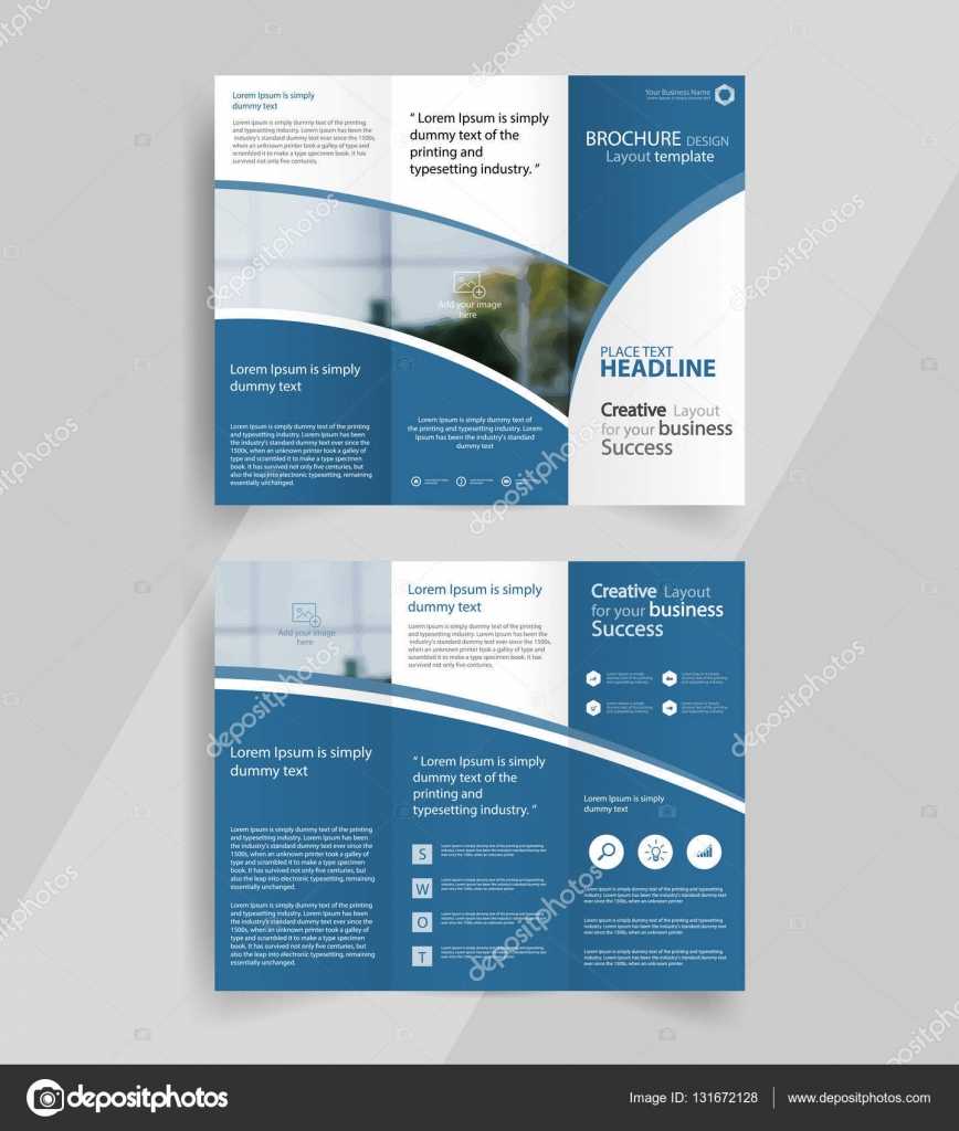 Tri Fold Brochure Ideas | Business Tri Fold Brochure Layout With Good Brochure Templates