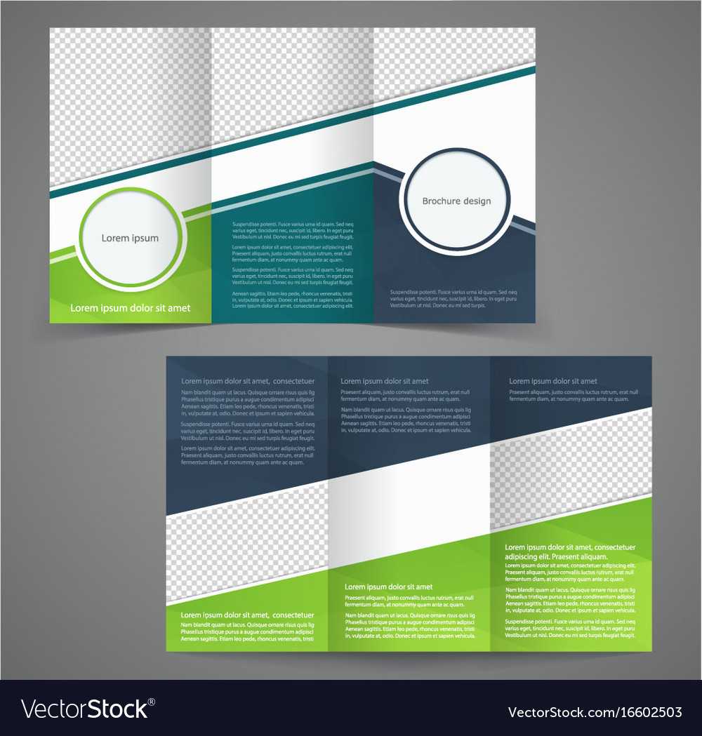 Tri Fold Business Brochure Template Two Sided For Double Sided Tri Fold Brochure Template