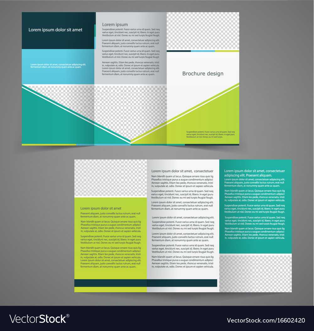 Tri Fold Business Brochure Template Two Sided Within Double Sided Tri Fold Brochure Template