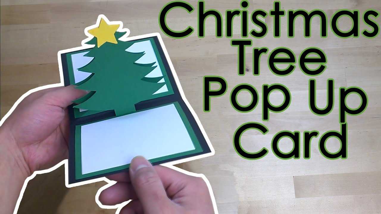 [Tutorial + Template] *free* Christmas Star Tree Pop Up Greeting Card Inside Pop Up Tree Card Template