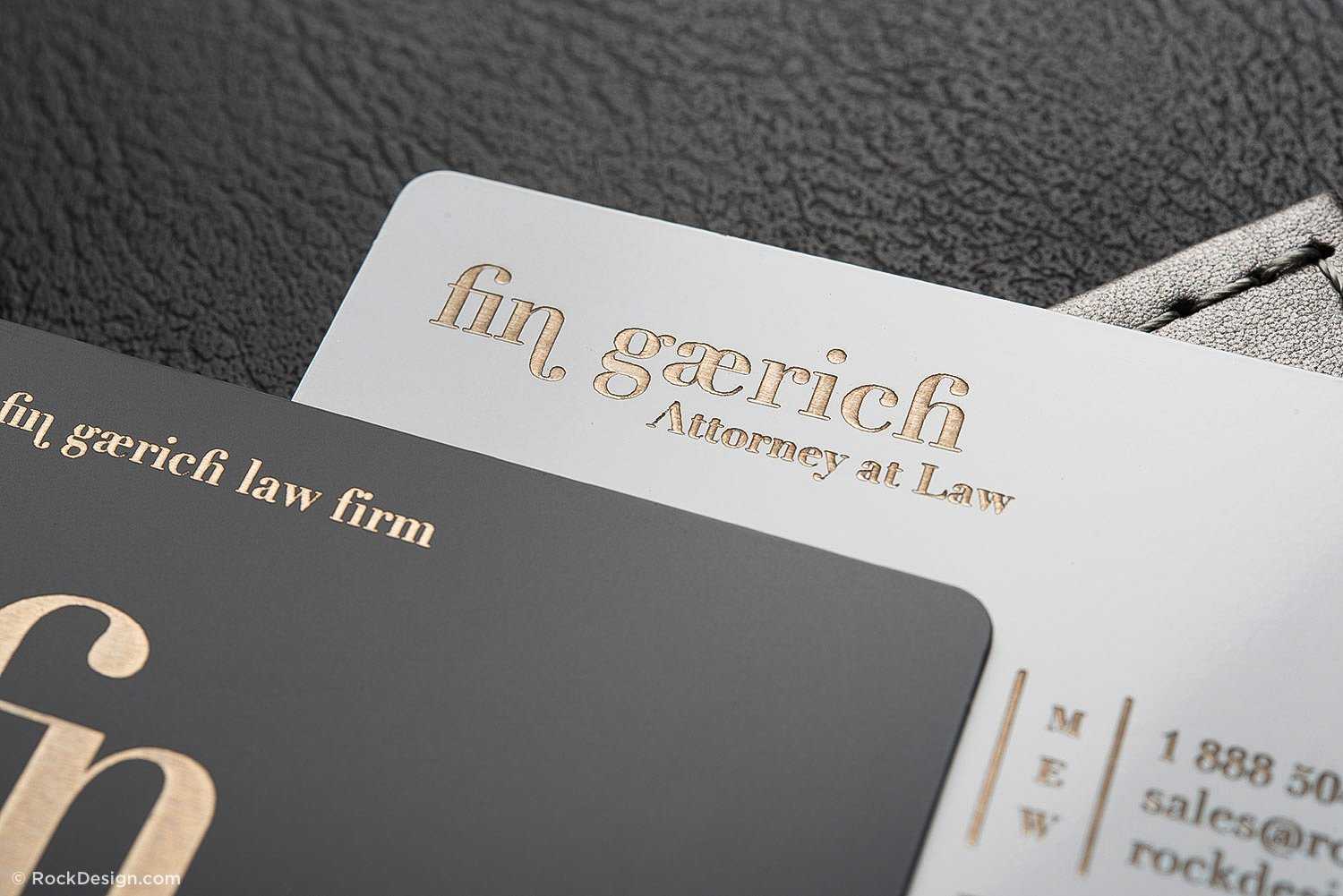 Ultra Luxurious Black And White Metal Attorney Business Card Regarding Lawyer Business Cards Templates