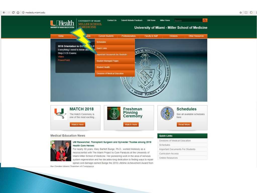 University Of Miami Miller School Of Medicine – Ppt Download Regarding University Of Miami Powerpoint Template