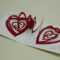 Valentine's Day Pop Up Card: Spiral Heart Tutorial For Heart Pop Up Card Template Free