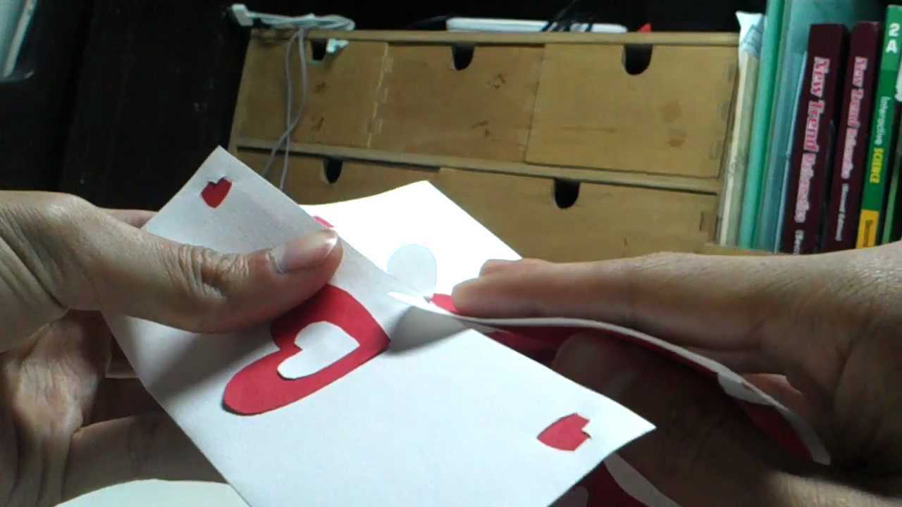 Valentine's Day Pop Up Card: Twisting Hearts – Youtube Throughout Twisting Hearts Pop Up Card Template