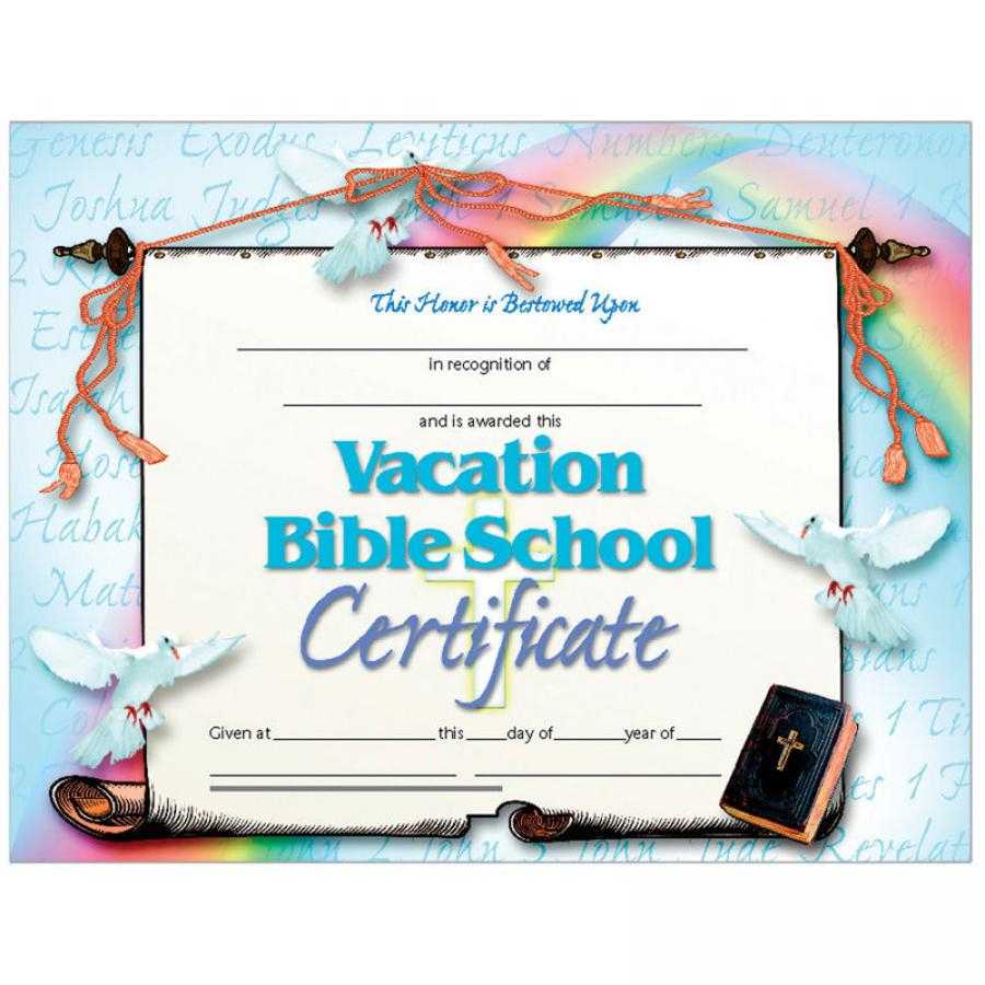 Vbs Certificate Template – Calep.midnightpig.co In Free Vbs Certificate Templates