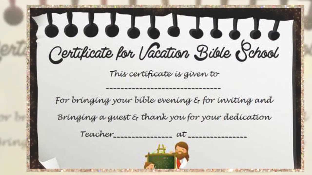 Vbs Certificate Template – Calep.midnightpig.co Pertaining To Free Vbs Certificate Templates