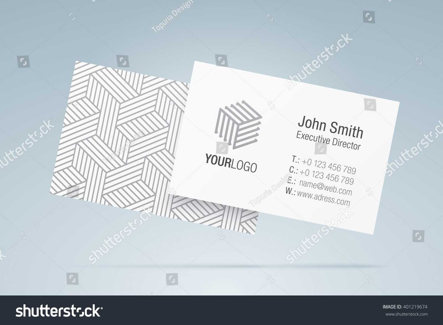 Vector Business Card Template Elegant Business | Backgrounds With Regard To Generic Business Card Template