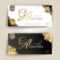 Vector Set Of Luxury Gift Vouchers With Ribbons And Gift Box Within Elegant Gift Certificate Template