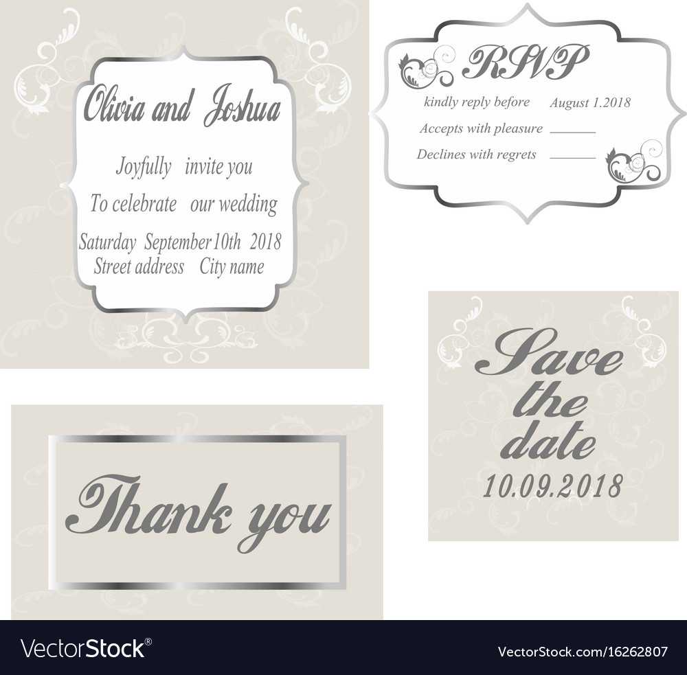 Vintage Wedding Invitation Template Intended For Celebrate It Templates Place Cards
