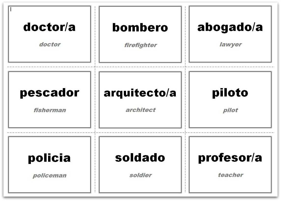 Vocabulary Flash Cards Using Ms Word For Playing Card Template Word