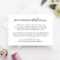 Wedding Information Card Examples – Dalep.midnightpig.co Inside Wedding Hotel Information Card Template