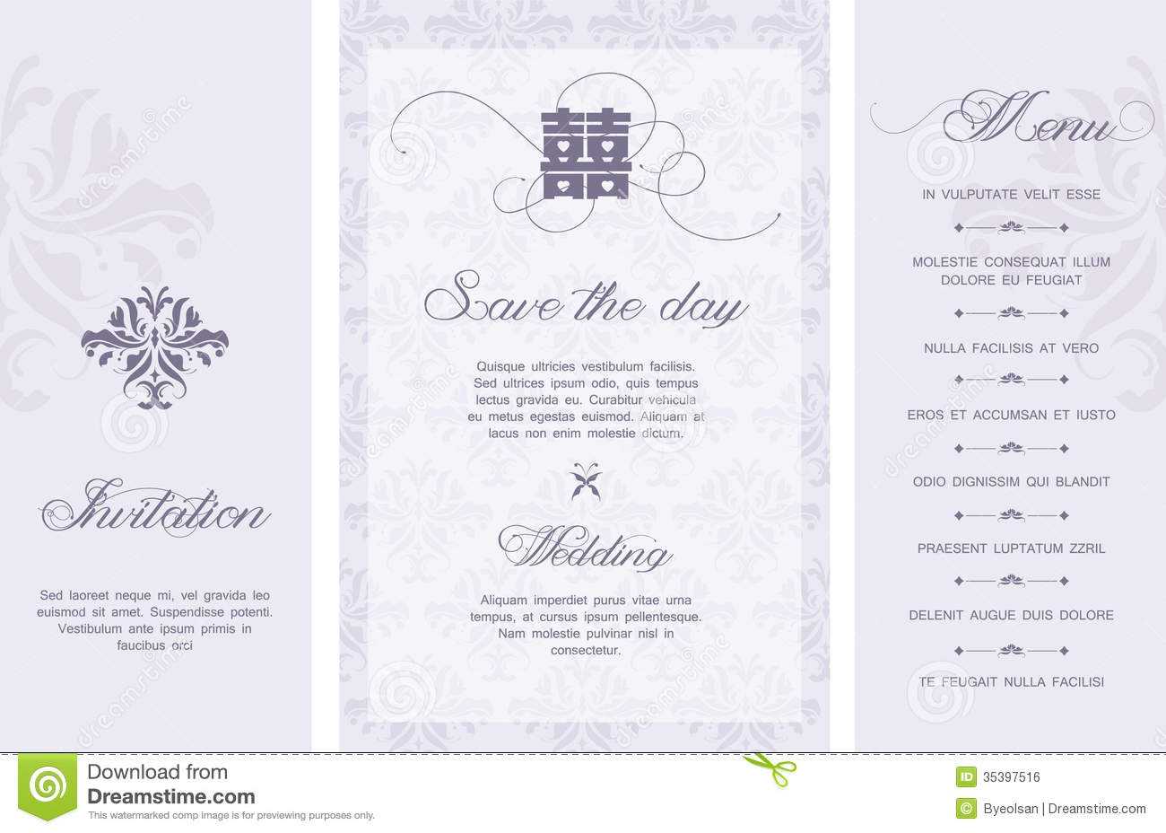 Wedding Invitation Stock Vector. Illustration Of Cartoon Within Free E Wedding Invitation Card Templates