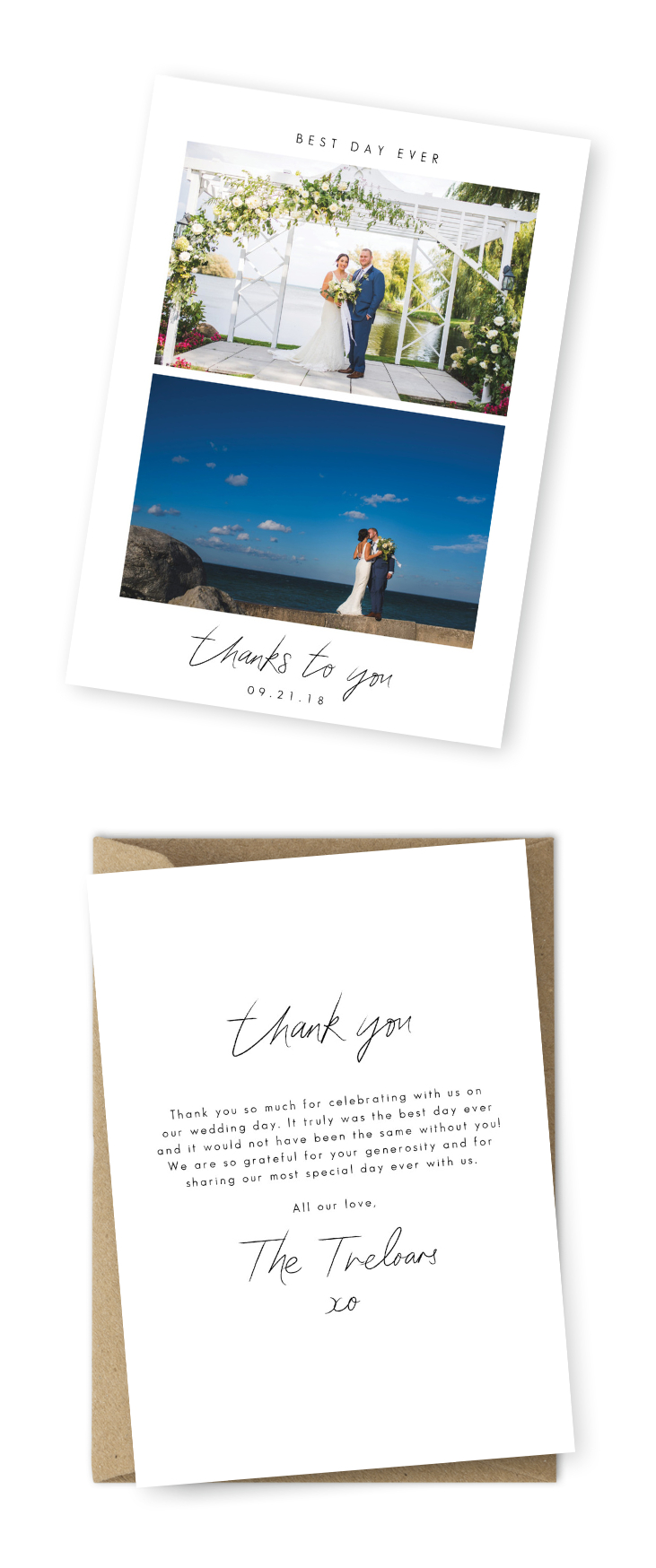 Wedding Thank You Cards Template – Falep.midnightpig.co Pertaining To Template For Wedding Thank You Cards