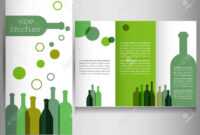 Wine Brochure Design Template Vector in Wine Brochure Template