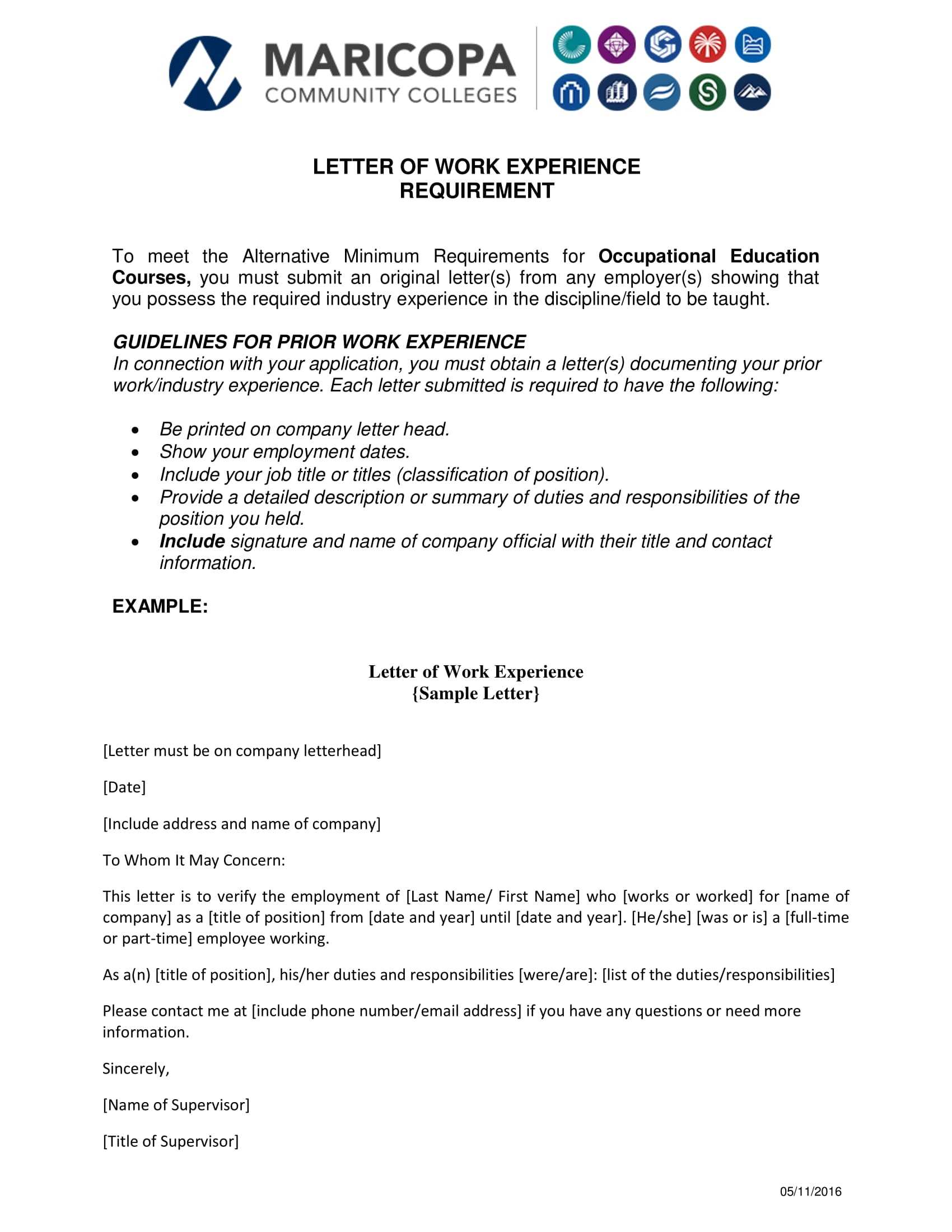 Work Experience Letter Format – Dalep.midnightpig.co Regarding Template Of Experience Certificate